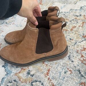Brown Suede Chelsea Boots